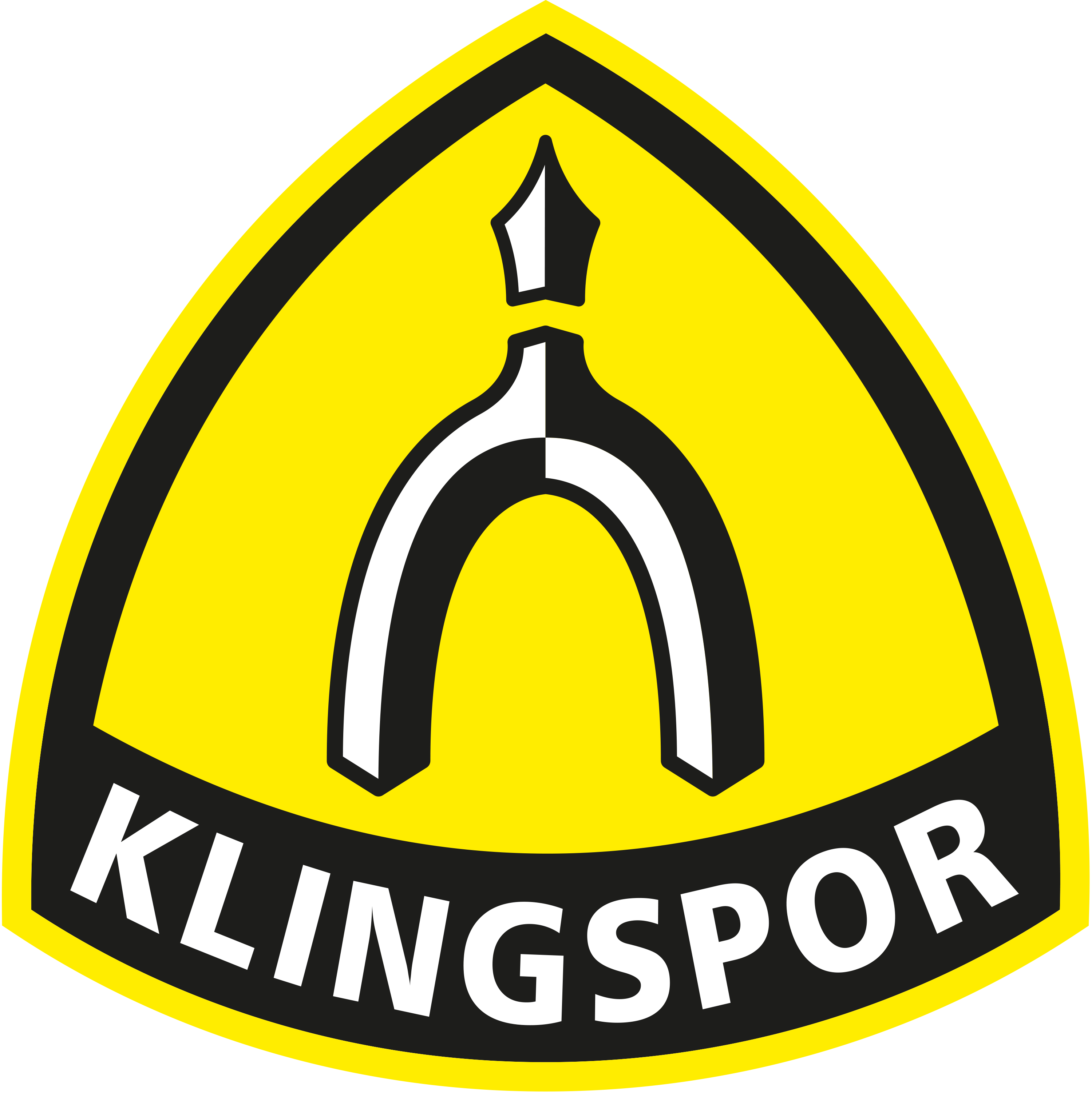Klingspor Logo for restless and dark background
