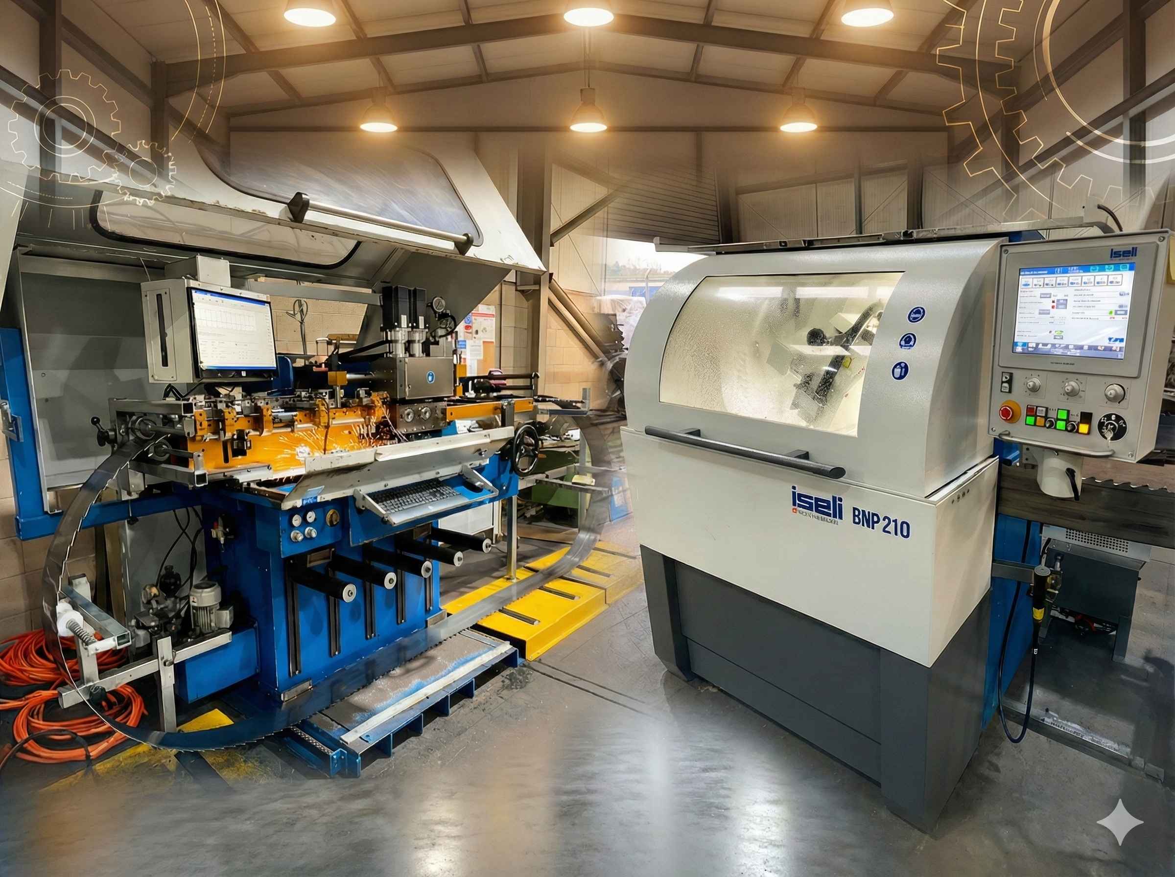 Iseli machines at EPS Fife Service Centre - BNP210 and RZ1 installations