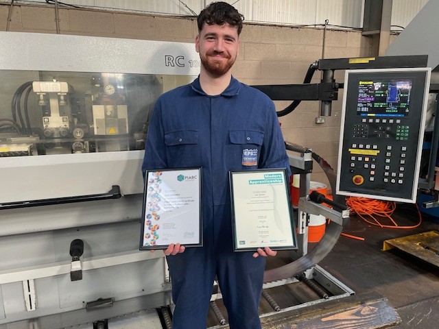 Jack Johnston completing his Modern Apprenticeship in Saw Doctoring at EPS Fife Service Centre